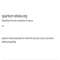 quantum-stress.org quantum-stress.org