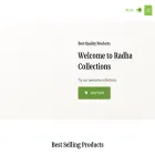 radhacollections.in radhacollections.in