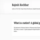 rajeshkochhar.com