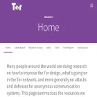 research.torproject.org research.torproject.org