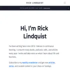 ricklindquist.com ricklindquist.com