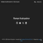 romankudryashov.com romankudryashov.com