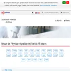 rphysap.journaldephysique.org rphysap.journaldephysique.org