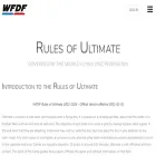rules.wfdf.org rules.wfdf.org