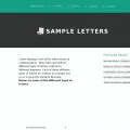 sampleletters.org sampleletters.org