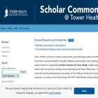 scholarcommons.towerhealth.org scholarcommons.towerhealth.org