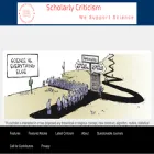 scholarlycritic.com scholarlycritic.com