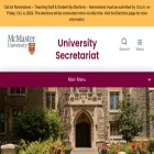 secretariat.mcmaster.ca secretariat.mcmaster.ca