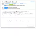 shortdomainsearch.com