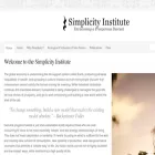 simplicityinstitute.org simplicityinstitute.org