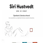 sirihustvedt.net sirihustvedt.net