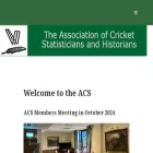 stats.acscricket.com stats.acscricket.com