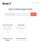 support.burnerapp.com support.burnerapp.com