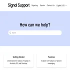 support.signal.org support.signal.org