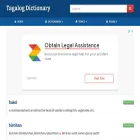 tagalog.pinoydictionary.com tagalog.pinoydictionary.com