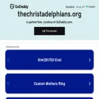 thechristadelphians.org thechristadelphians.org