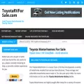 toyotarvforsale.com