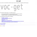 voc-get.sourceforge.net voc-get.sourceforge.net
