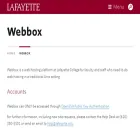 webbox.lafayette.edu webbox.lafayette.edu