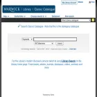 webcat.warwick.ac.uk webcat.warwick.ac.uk