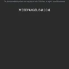 webevangelism.com webevangelism.com
