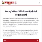 wendysmenus.com