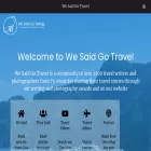 wesaidgotravel.com