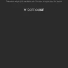 widget.guide