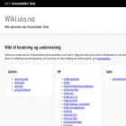 wiki.uio.no wiki.uio.no