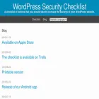wpsecuritychecklist.org wpsecuritychecklist.org