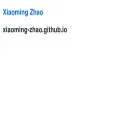 xiaoming-zhao.github.io xiaoming-zhao.github.io