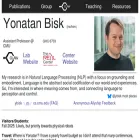 yonatanbisk.com yonatanbisk.com