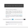 youmightnotneedjquery.com youmightnotneedjquery.com